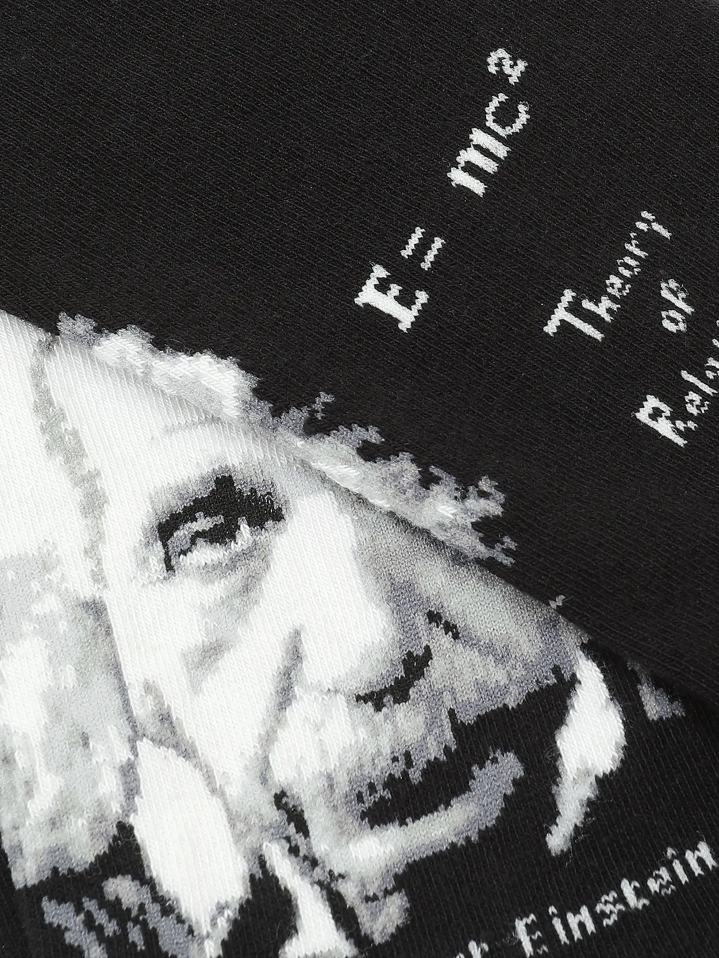 MUSEARTA | Herren Socken SCIENCE & HISTORY - ALBERT EINSTEIN black | 